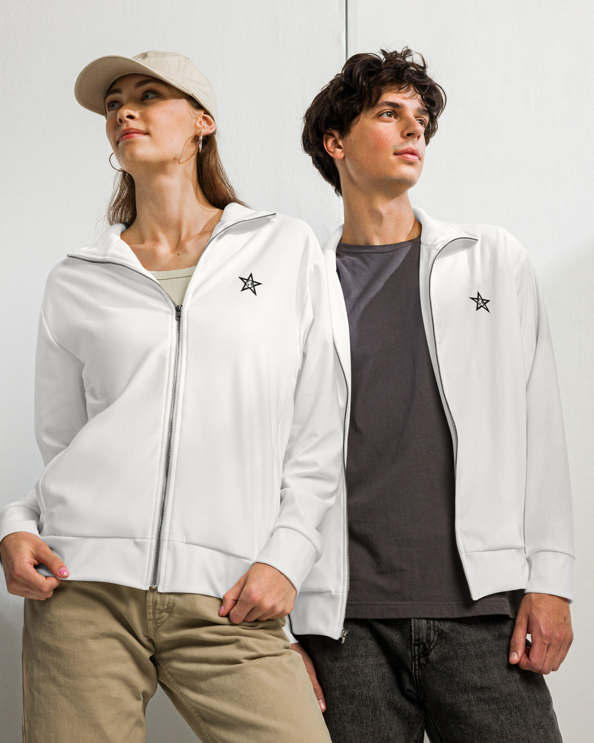 Product mockup Stare Unisex Track Jacket