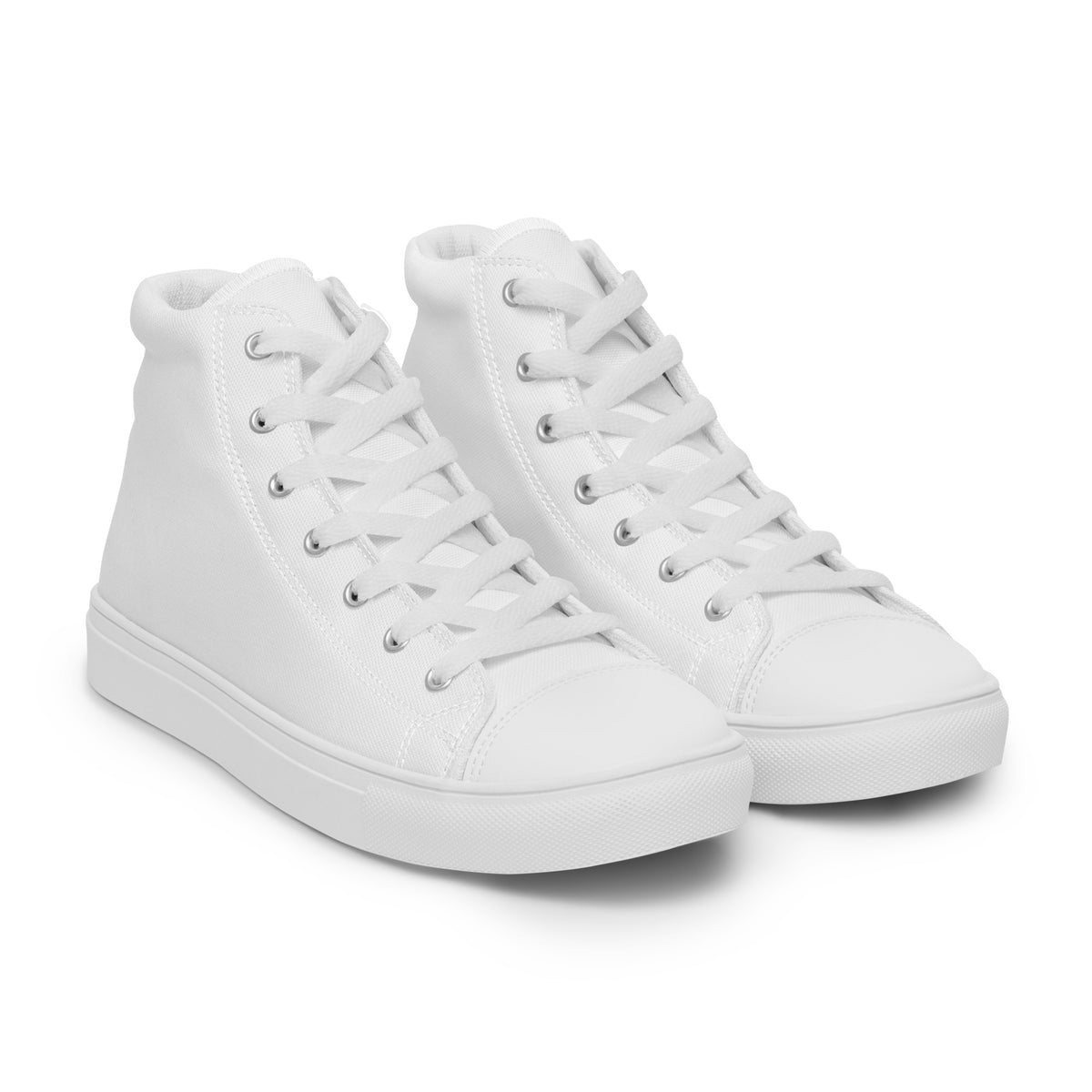 Product mockup Men’s high top canvas shoes
