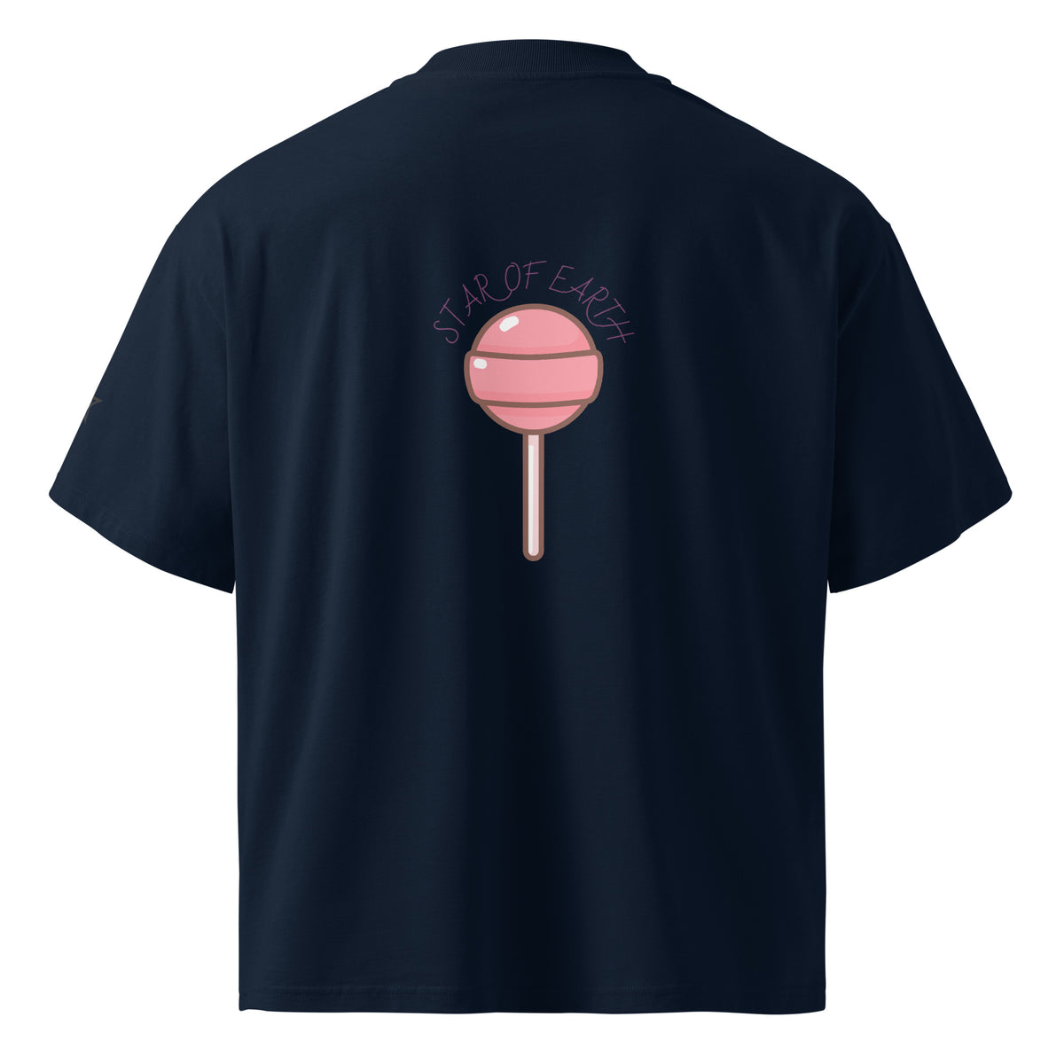 Unisex Organic Oversized High Neck T-Shirt