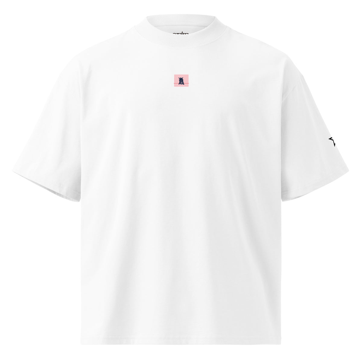 Unisex Organic Oversized High Neck T-Shirt