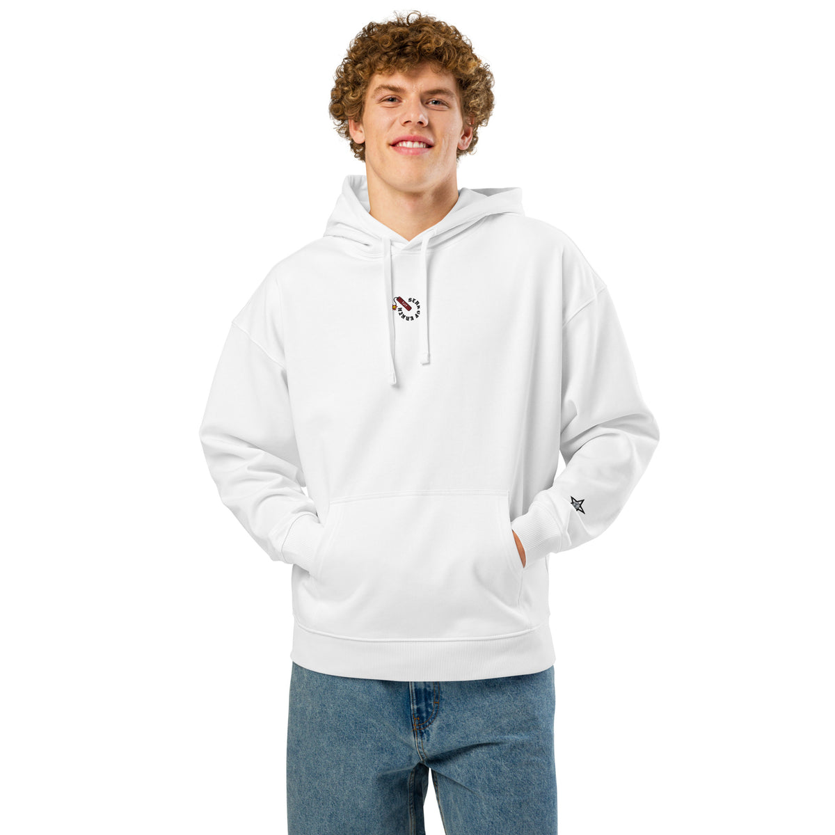 Product mockup TNT Organic Relaxed Hoodie