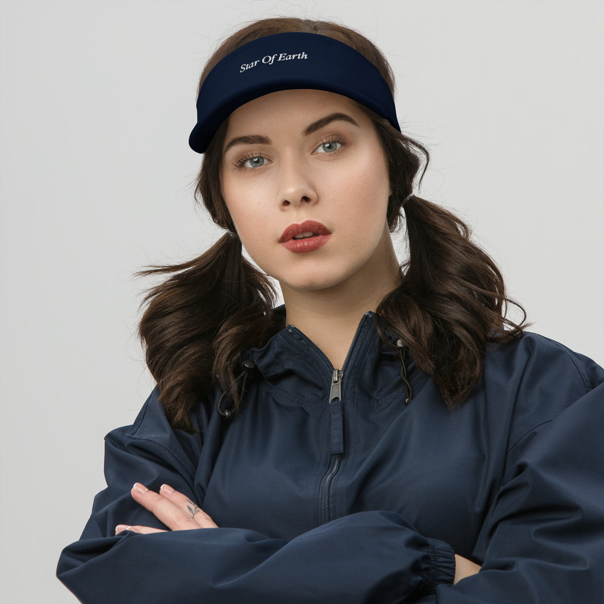 Product mockup Star Of Earth Visor Cap