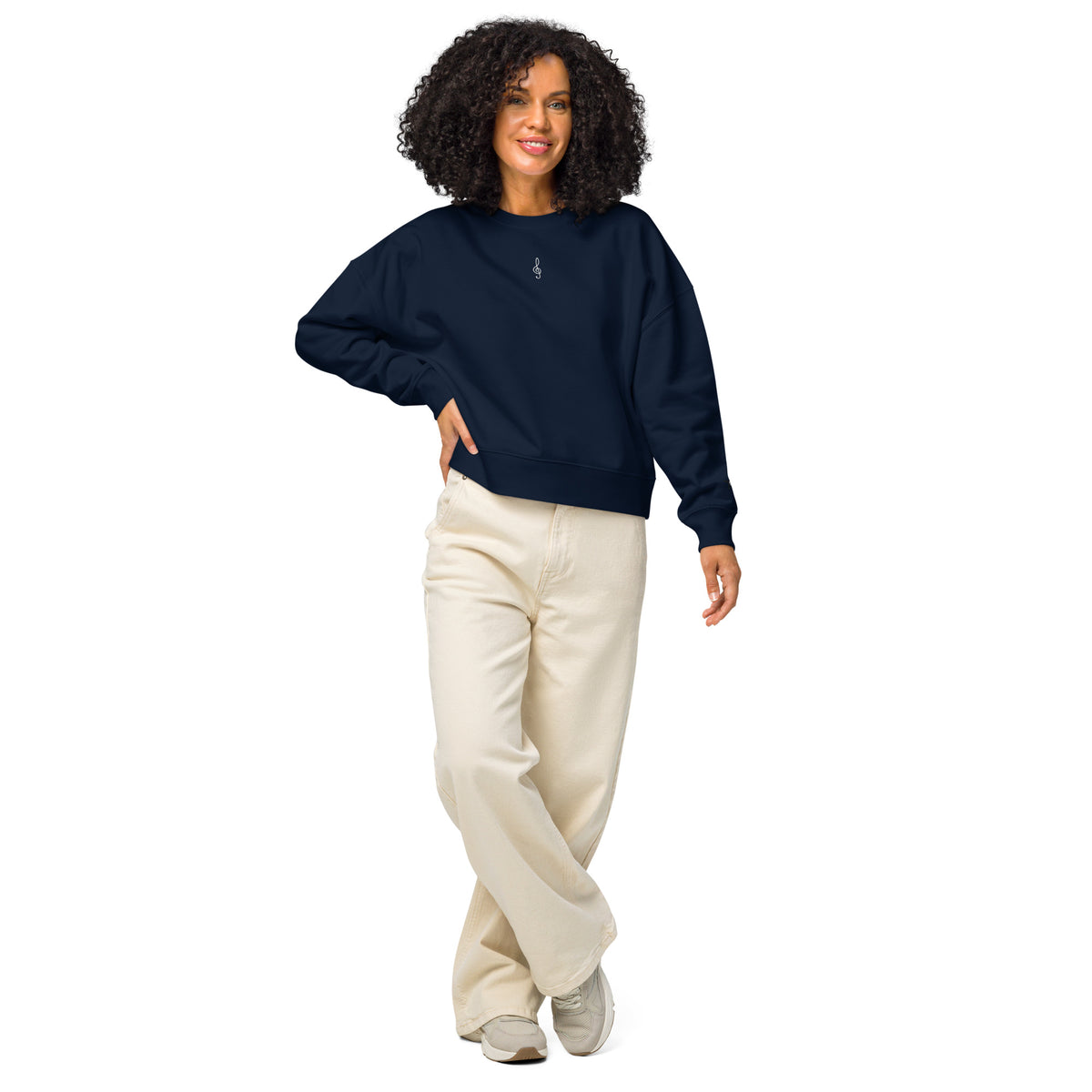 Women's Organic Crew Neck Sweatshirt