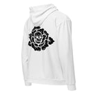 Skull Rose Zip Hoodie