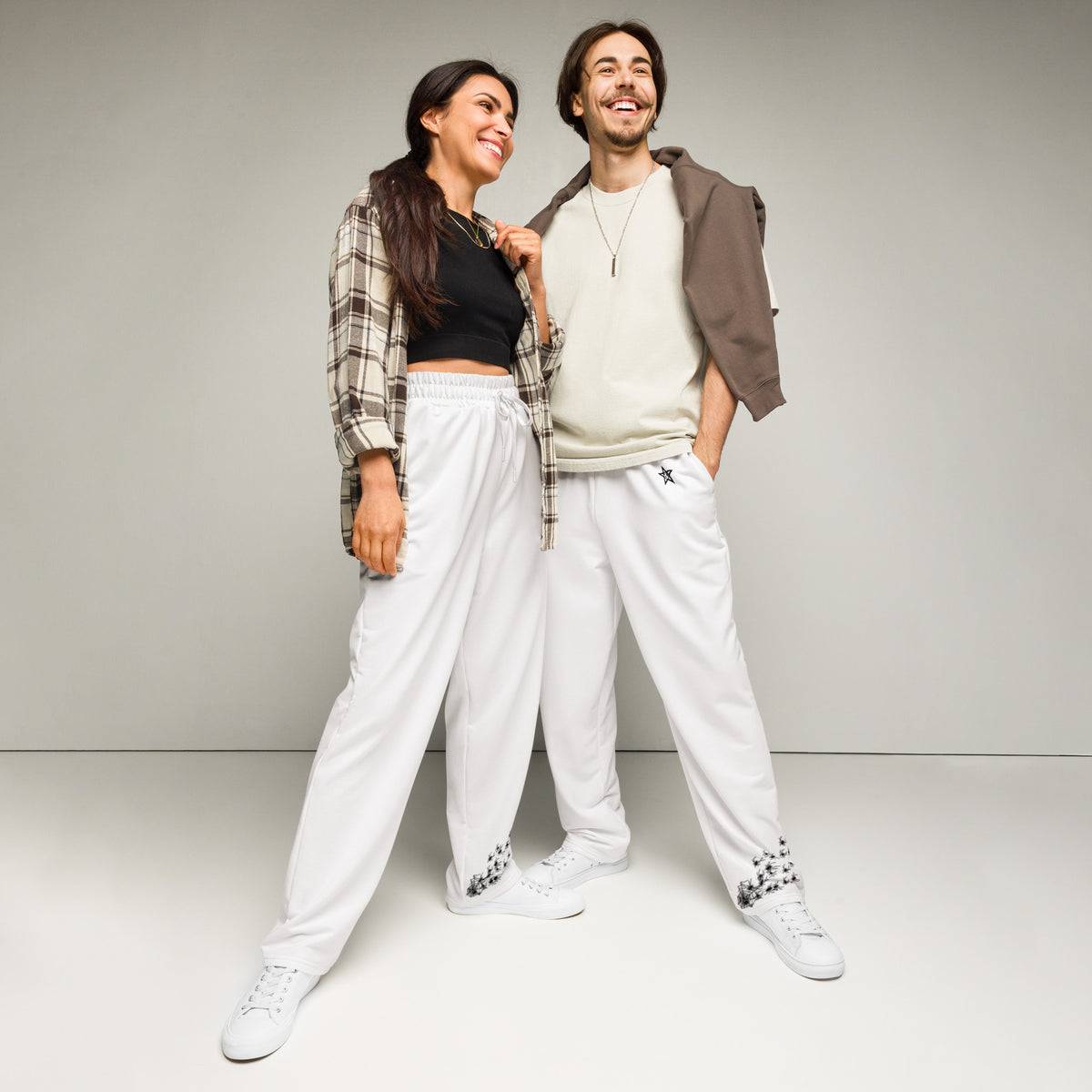 Wide-Leg Joggers