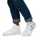 Product mockup Men’s high top canvas shoes