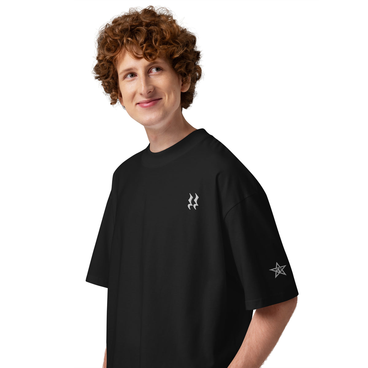 Unisex Oversized High Neck T-Shirt