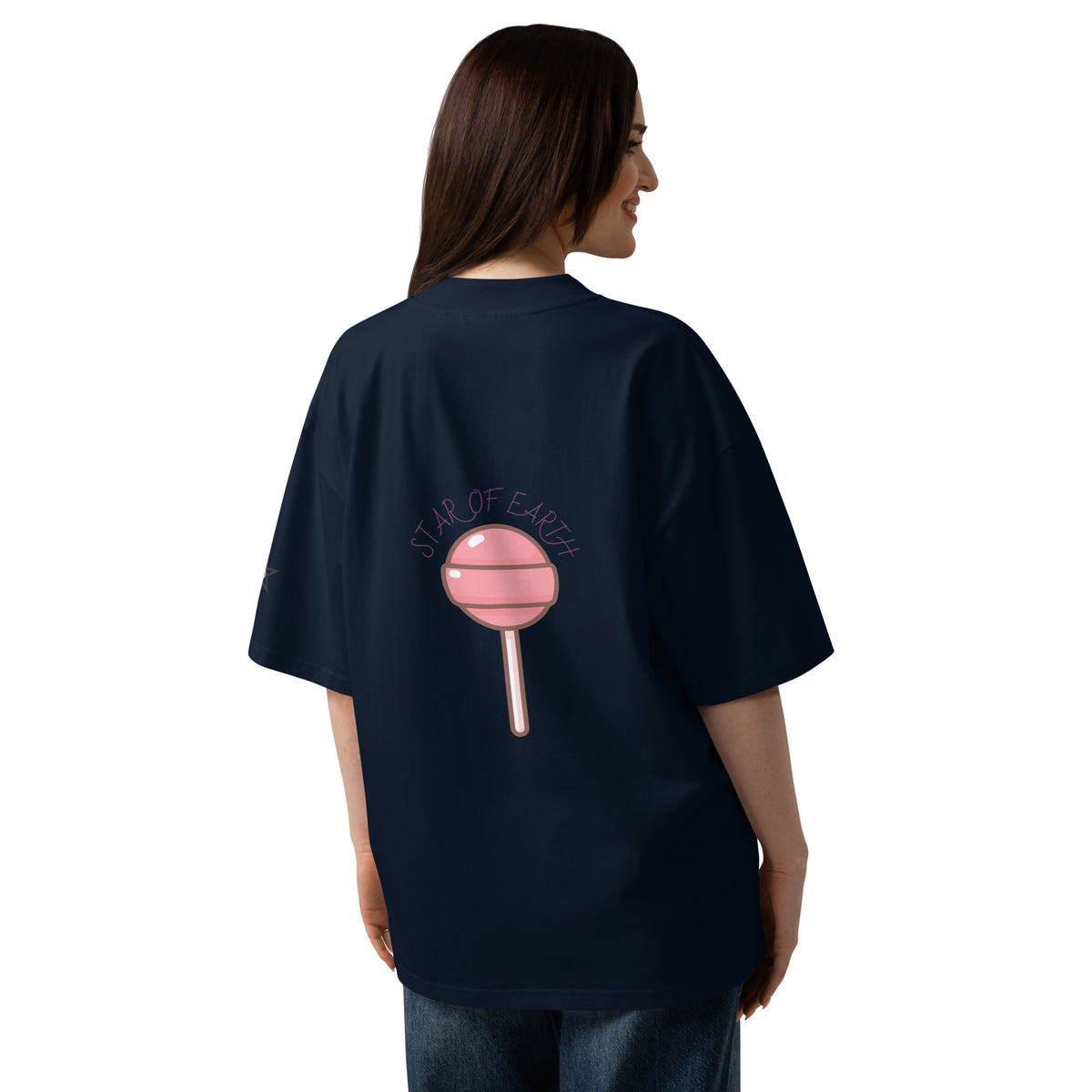 Unisex Organic Oversized High Neck T-Shirt