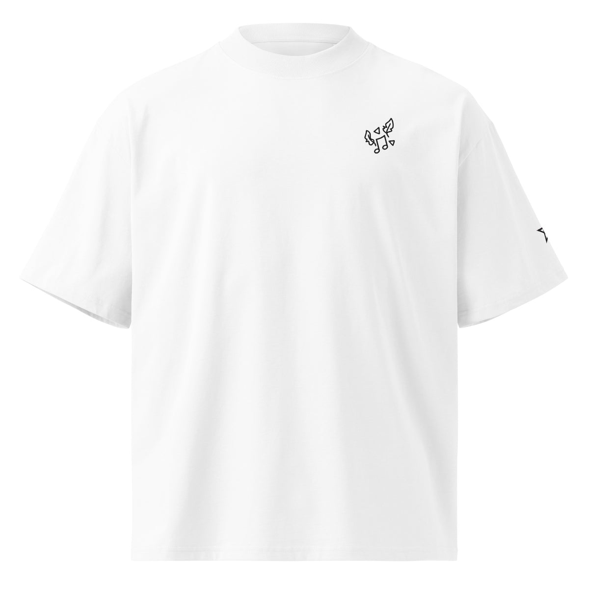 Product mockup Oversized High Neck T-Shirt