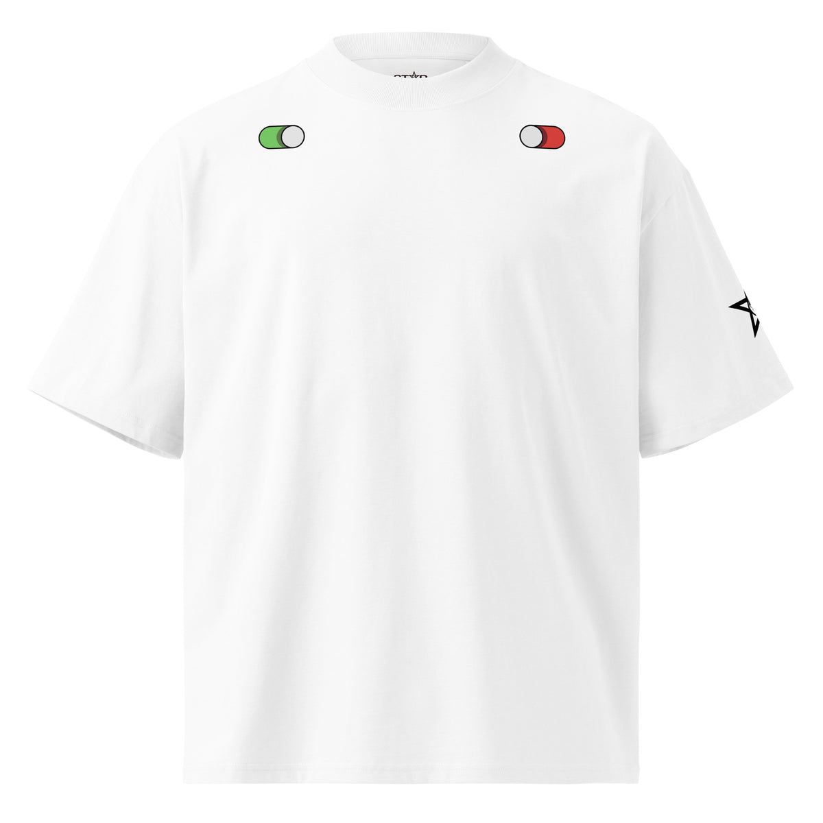 Modern Streetwear Oversized High Neck Tee
