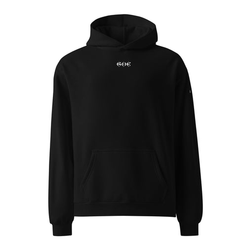 Product mockup Man Card Oversized Hoodie 